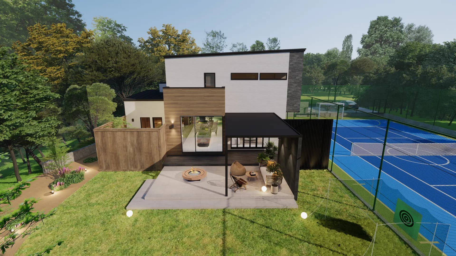 屋外 庭園・外観